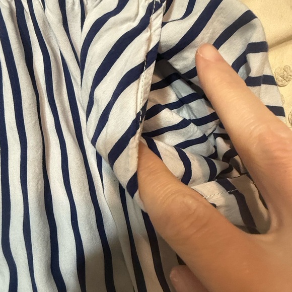 Express Navy and White Striped Dress - Picture 2 of 3